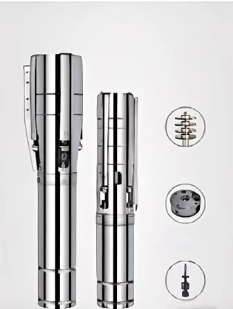 2HP DC dränkbar solarpump